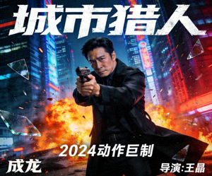 动作电影《城市猎人》高清海报封面图