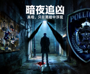 悬疑剧集《暗夜追凶》剧情宣传海报